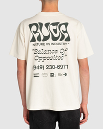 3 Local Biz - Organic T-Shirt for Men White F1SSRVRVF2 RVCA