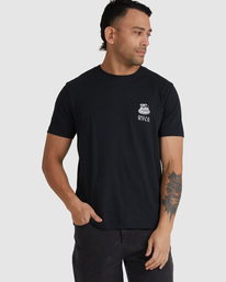 2 Beautiful Danger - T-Shirt for Men Black F1SSSERVF2 RVCA