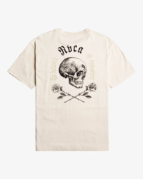 1 Benjamin Jeanjean Opposites Skulls - Long Sleeve T-Shirt for Men White F1SSSHRVF2 RVCA