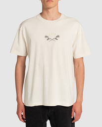 2 Benjamin Jeanjean Opposites Skulls - Long Sleeve T-Shirt for Men White F1SSSHRVF2 RVCA