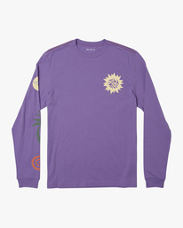 0 Breeze - Long Sleeve T-Shirt for Boys Purple F2LSRARVF2 RVCA