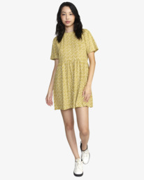 3 City Vibes - Mini Dress for Women Brown F3DRRARVF2 RVCA