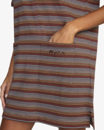 6 Parker - Robe T-shirt pour Femme Marron F3DRRBRVF2 RVCA
