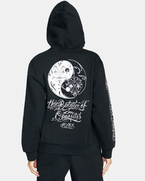 6 Mister Cartoon Yin Yang - Kapuzenpulli für Frauen Schwarz F3HORDRVF2 RVCA
