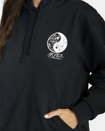 11 Mister Cartoon Yin Yang - Kapuzenpulli für Frauen Schwarz F3HORDRVF2 RVCA