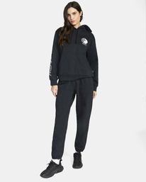 8 Mister Cartoon Yin Yang - Kapuzenpulli für Frauen Schwarz F3HORDRVF2 RVCA