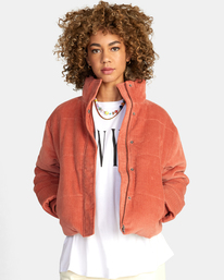 0 Eezeh - Chaqueta Acolchada para Mujer Marron F3JKRHRVF2 RVCA