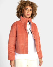 5 Eezeh - Chaqueta Acolchada para Mujer Marron F3JKRHRVF2 RVCA