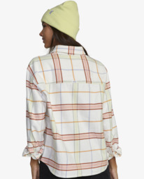 1 Rush - Flannel Shirt for Women White F3SHRFRVF2 RVCA