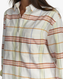 2 Rush - Flannel Shirt for Women White F3SHRFRVF2 RVCA