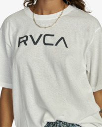 2 Big RVCA Anyday - T-shirt pour Femme Blanc F3SSRCRVF2 RVCA