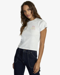 4 Mycelium - T-shirt pour Femme Blanc F3SSRLRVF2 RVCA