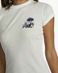 2 Trippy Snail - T-shirt pour Femme Blanc F3SSRTRVF2 RVCA