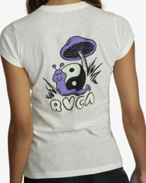 6 Trippy Snail - T-shirt pour Femme Blanc F3SSRTRVF2 RVCA