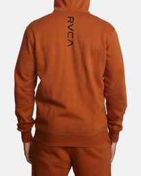 1 VA Mark - Felpa con cappuccio e zip da Uomo  F4HOMDRVF2 RVCA