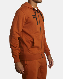 4 VA Mark - Felpa con cappuccio e zip da Uomo  F4HOMDRVF2 RVCA