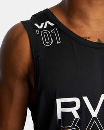 5 Sport Vent Copy Kit - Tie-Dyed Tank Top for Men Black F4KTMBRVF2 RVCA