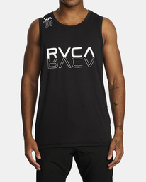 0 Sport Vent Copy Kit - Tie-Dyed Tank Top for Men Black F4KTMBRVF2 RVCA