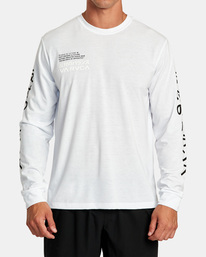 0 Rvca Hiragana - Long Sleeve T-Shirt for Men White F4LSMBRVF2 RVCA