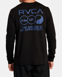 1 Tri Balance - Long Sleeve T-Shirt for Men  F4LSMCRVF2 RVCA