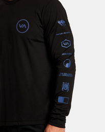 2 Tri Balance - Long Sleeve T-Shirt for Men  F4LSMCRVF2 RVCA