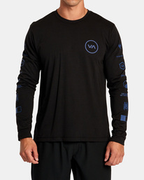 0 Tri Balance - Long Sleeve T-Shirt for Men  F4LSMCRVF2 RVCA