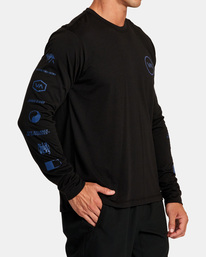 4 Tri Balance - Long Sleeve T-Shirt for Men  F4LSMCRVF2 RVCA