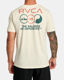 1 Tri Balance - T-Shirt for Men Beige F4SSMDRVF2 RVCA