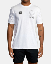 2 VA Mark - T-Shirt for Men White F4SSMFRVF2 RVCA
