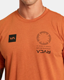 2 VA Mark - T-shirt pour Homme Marron F4SSMFRVF2 RVCA