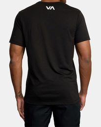 3 VA RVCA Blur - T-shirt pour Homme Noir F4SSMGRVF2 RVCA