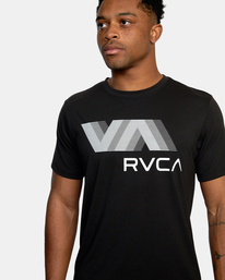 4 VA RVCA Blur - T-shirt pour Homme Noir F4SSMGRVF2 RVCA