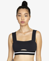 0 Wide Strap Elastic - Sport-BH für Frauen  F4UNWERVF2 RVCA