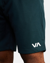 2 VA Mesh 19" - Elasticated Walkshorts for Men Green F4WKMDRVF2 RVCA