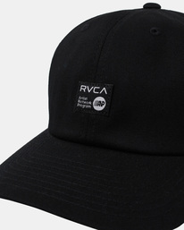 3 Anp Daily - Claspback Cap for Men Black F5CPRERVF2 RVCA