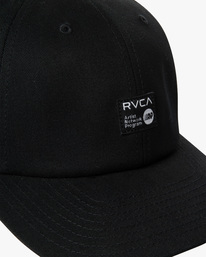 4 Anp Daily - Claspback Cap for Men Black F5CPRERVF2 RVCA