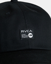 7 Anp Daily - Claspback Cap for Men Black F5CPRERVF2 RVCA