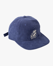 2 Trippy Snail - Claspback Cap for Men Blue F5CPRGRVF2 RVCA