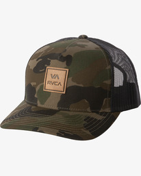 4 VA All The Way - Gorra Trucker Verde F5CPRTRVF2 RVCA