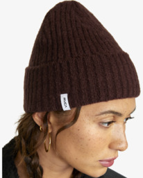 3 Warm Eyes - Beanie Brown F9BNRDRVF2 RVCA