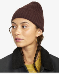 1 Warm Eyes - Beanie Brown F9BNRDRVF2 RVCA