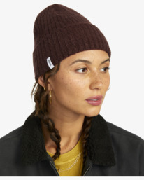 2 Warm Eyes - Beanie Brown F9BNRDRVF2 RVCA