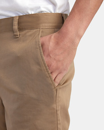 3 Weekend Stretch  - Pantalones cortos elásticos para Hombre Beige H1WKRZRVP8 RVCA