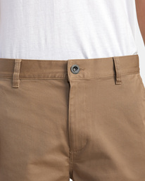 9 Weekend Stretch  - Pantalones cortos elásticos para Hombre Beige H1WKRZRVP8 RVCA