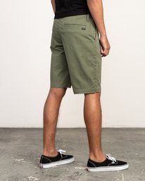 3 Weekend Stretch  - Stretch Shorts for Men Green H1WKRZRVP8 RVCA