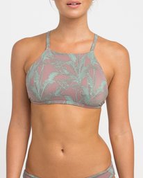 2 PALMER CROP TOP  H3STRMRVP8 RVCA