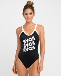 0 REAL TALK ONE PIECE  H3SWRORVP8 RVCA
