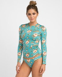 3 SOUTH SWELL RASHGAURD  H4GYRARVP8 RVCA