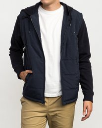 1 Logan Puffer  - Jacket  L1FLRARVF8 RVCA