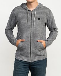 4 SUPER MARLE ZIP HOOD  L1KTRFRVF8 RVCA